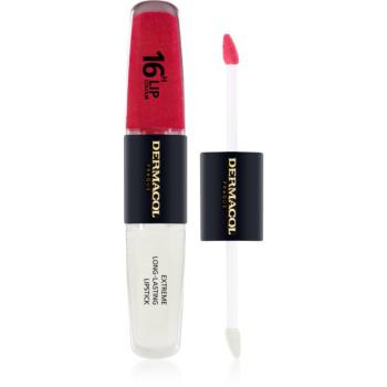 Dermacol 16H Lip Colour dlhotrvajúci rúž a lesk na pery odtieň 20 2x4 ml