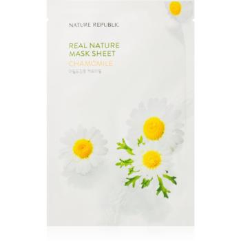 NATURE REPUBLIC Real Nature Chamomile Mask Sheet hydratačná plátienková maska s harmančekom 23 ml