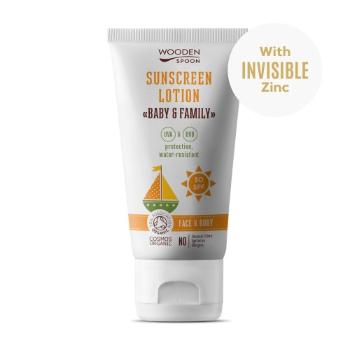 WoodenSpoon Opaľovacie telové mlieko Baby & Family SPF 30 - tuba 150 ml