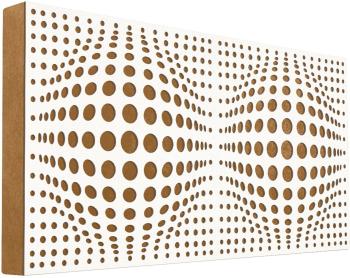 Mega Acoustic FiberPRO120 AcouSphere White/Light Brown Absorpčný drevený panel