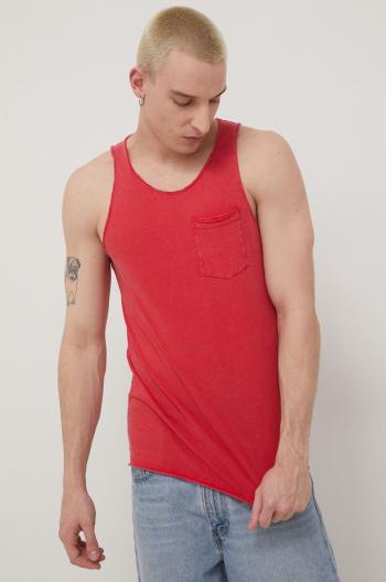 Bavlnené tričko Produkt by Jack & Jones červená farba,