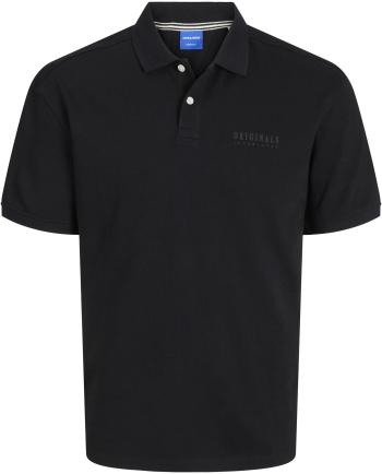 Jack&Jones Pánske polo tričko JORFREDERIKSBERG Standard Fit 12263111 Black S