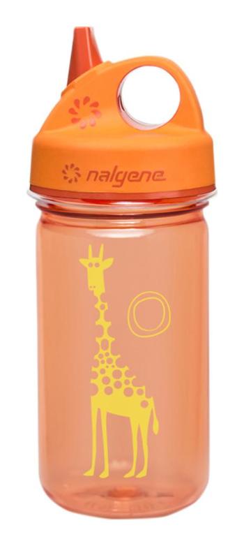 Nalgene Grip´n Gulp Kids 0,35 l Orange/ Girafee