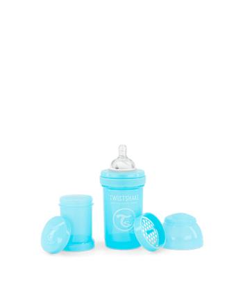 TWISTSHAKE Fľaša dojčenská Anti-Colic 180 ml pastelovo modrá 0m+