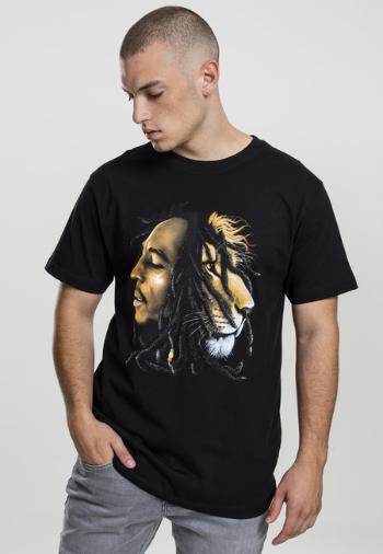 Mr. Tee Bob Marley Lion Face Tee black - L