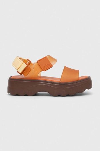 Sandále Melissa MELISSA KICK OFF SANDAL AD dámske, oranžová farba, na platforme, M.32823.AJ295