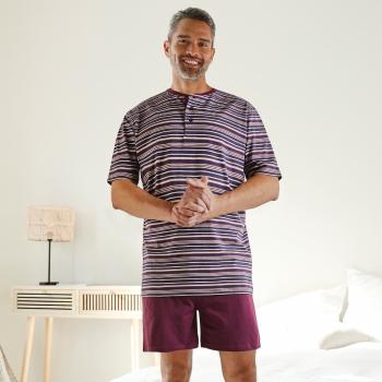 Blancheporte Pyžamo so šortkami s 2 vreckami bordó 77/86 (S)