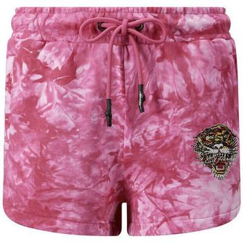 Ed Hardy  Šortky/Bermudy Los tigre runner short hot pink  Ružová