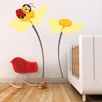 Housedecor ladybird on flower 4950-0, 70x50