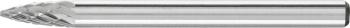 PFERD 21222583 frézovacie kolík  lomený oblúk  Dĺžka 37 mm Vonkajší Ø 3 mm Pracovná dĺžka 7 mm Ø hriadeľa 3 mm