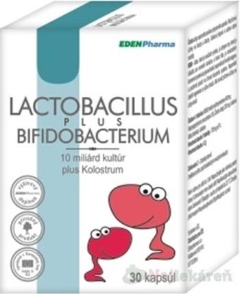 EdenPharma lactobacillus plus bifidobacterium 30 kapsúl