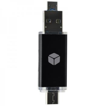 STURDO DAD-0052-STU-3V1XX CITACKA 3V1 (TYPEC,MICROUSB,USB 3.0) CIERNA