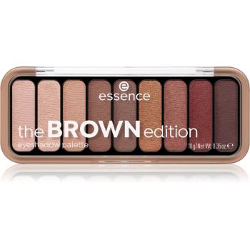 Essence The Brown Edition paletka očných tieňov odtieň 30. GORGEOUS BROWNS 10 g