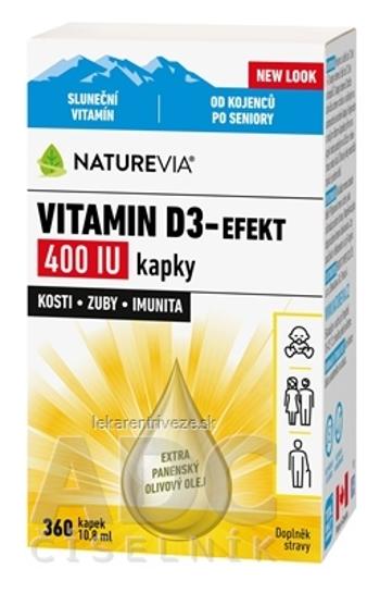 SWISS NATUREVIA VITAMIN D3-EFEKT 400 I.U. kvapky 1x10,8 ml