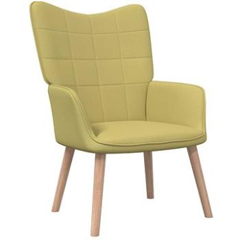 Relaxačná stolička zelená textil, 327924