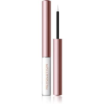 Makeup Revolution Super Flick tekuté linky na oči odtieň White 2,4 ml