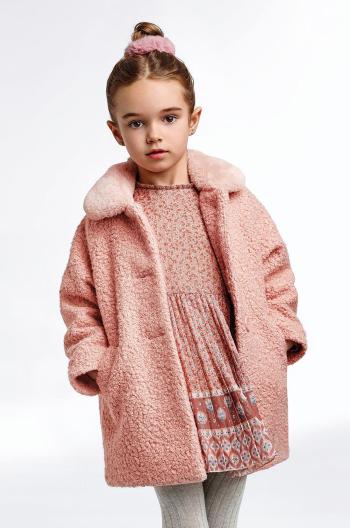 Detský kabát Mayoral ružová farba,