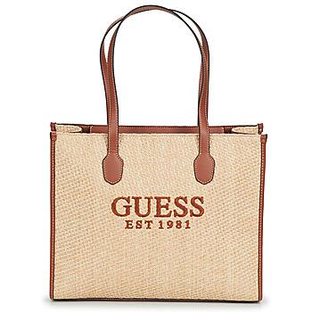 Guess  Veľká nákupná taška/Nákupná taška SILVANA  Béžová