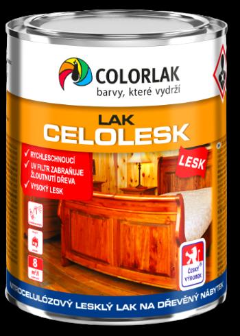 COLORLAK CELOLESK C1037 - Nitrocelulózový lak na drevený nábytok lesklý 9 L