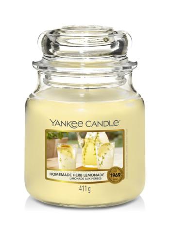 Yankee Candle vonná sviečka Homemade Herb Lemonade Classic stredná