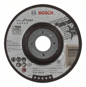 Bosch Accessories  2608603510 brúsny kotúč lomený  115 mm 22.23 mm 1 ks