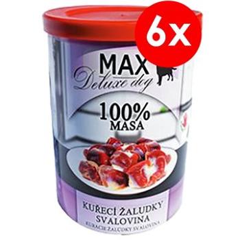 MAX deluxe kuracie žalúdky – svalovina 400 g, 6 ks (8594025082803)