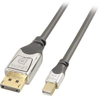LINDY Mini-DisplayPort / DisplayPort káblový adaptér #####Mini DisplayPort Stecker, #####DisplayPort Stecker 2.00 m sivá