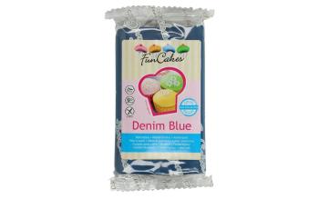 Modrý rolovaný fondán Denim Blue (farebný fondán) 250 g - FunCakes