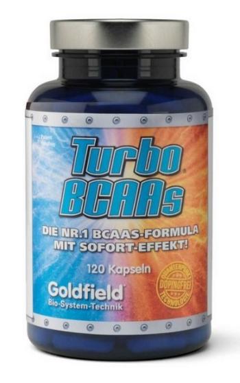 Turbo BCAAs - Goldfield 120 kaps.