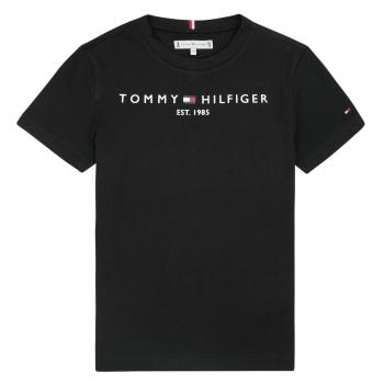 Tommy Hilfiger  ESSENTIAL TEE S/S  Tričká s krátkym rukávom Čierna