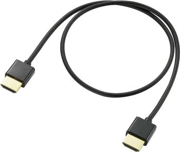 SpeaKa Professional HDMI prepojovací kábel #####HDMI-A Stecker, #####HDMI-A Stecker 0.50 m čierna SP-9070576 audio retur