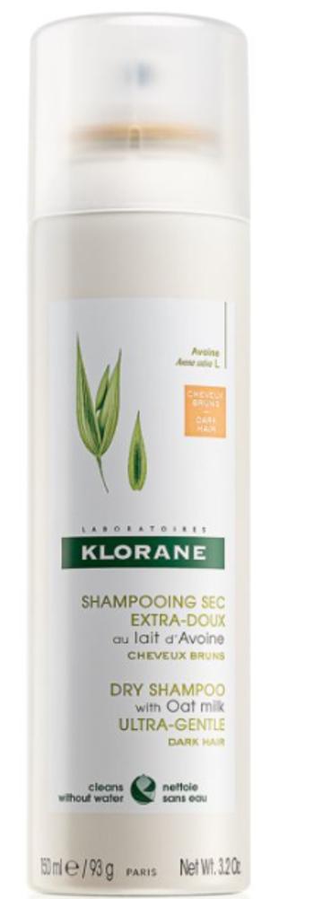 Klorane SHAMPOOING SEC Lait d'Avoine BRUNS Suchý šampón s ovseným mliekom pre tmavé vlasy 150 ml