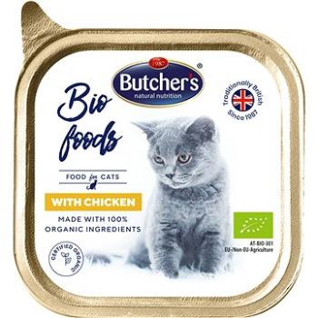 Butchers Bio vanička pre mačky s kuracím mäsom 85 g (5011792003884)