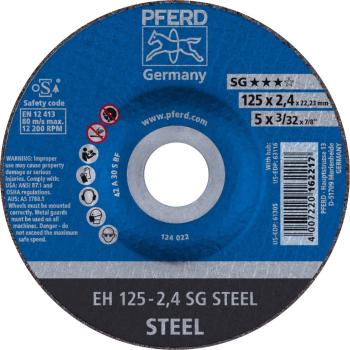 PFERD SG STEEL 61320222 rezný kotúč lomený  125 mm 22.23 mm 25 ks