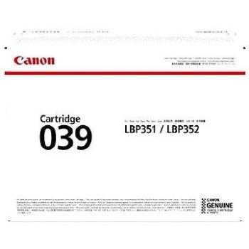 Canon CRG-039 čierna (0287C001)