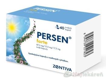 Persen Forte cps.dur.40 4 x 10 x 87,5 mg/17,5 mg/17,5 mg