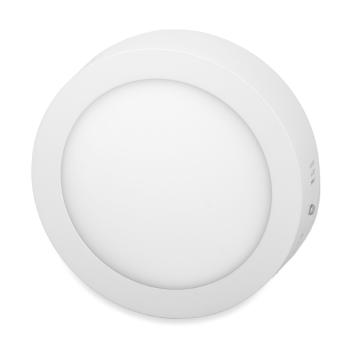 Ecolite Biely prisadený LED panel guľatý 175mm 12W Farba svetla: Denná biela 10284
