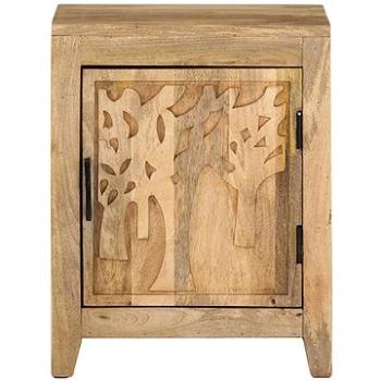 SHUMEE Nočný stolík 40 × 30 × 50 cm masívne mangovníkové drevo, 320811
