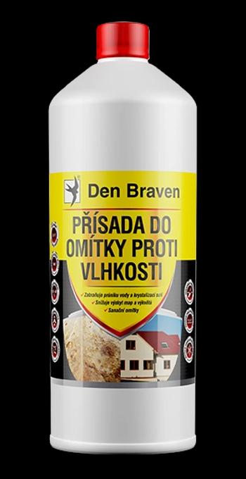 DEN BRAVEN - Prísada do omietky proti vlhkosti 1 l nažltlá