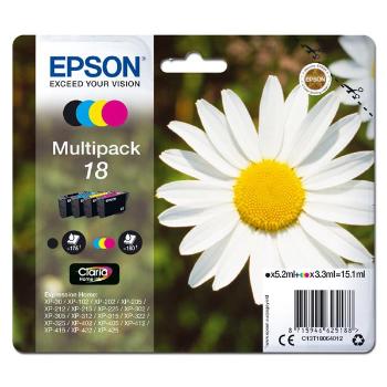 EPSON T1806 (C13T18064012) - originálna cartridge, čierna + farebná, 5,2ml/3x3,3ml