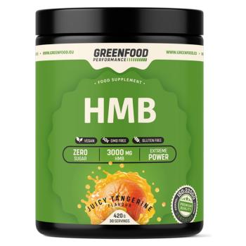 GREENFOOD NUTRITION Performance HMB šťavnatá mandarínka 420 g