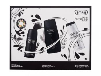 STR8 ORIGINAL DEO SPREJ 150ML + SPRCHOVY GEL 250ML + AP INVISIBLE 150ML