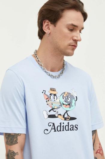 Bavlnené tričko adidas Originals s potlačou