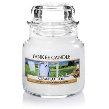 YANKEE CANDLE Classic malá Clean Cotton 104 g (5038580004458)