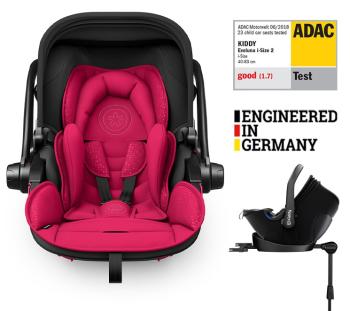 KIDDY Autosedačka Evoluna i-size 2 + Isofix základňa 40-83cm Rubin Pink BZP