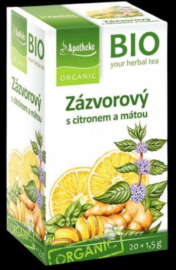 Apotheke Bio Selection Zázvor + Citron + Mäta 20 x 1.5 g