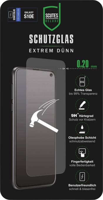 Scutes Deluxe Schutzglas 0,20 96675 ochranné sklo na displej smartfónu Vhodné pre: Galaxy S10 E 1 ks