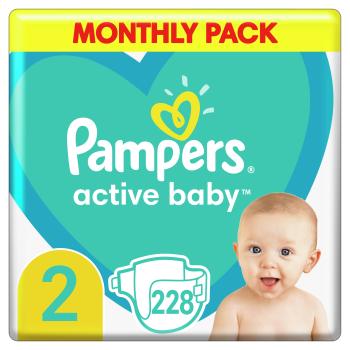 Pampers Active Baby S2 4-8 kg, 228 ks