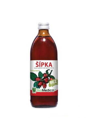 Šťava zo šípky 100% EKOMEDICA 500 ml