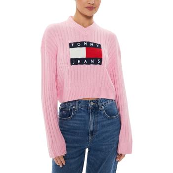 Tommy Hilfiger  TJW VNCK CENTER FLAG DW0DW18528  Svetre Ružová